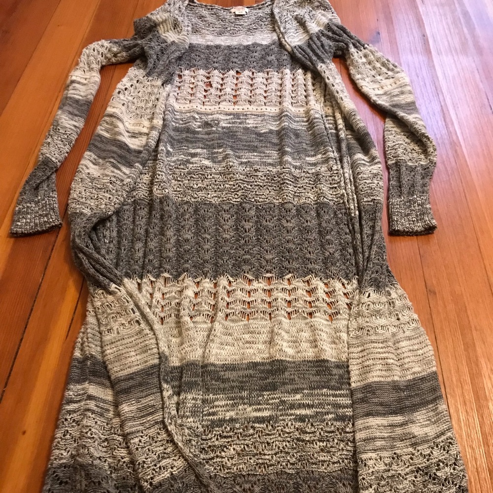 Very long sweater